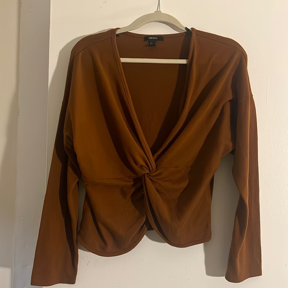 Brown womens sweater size L